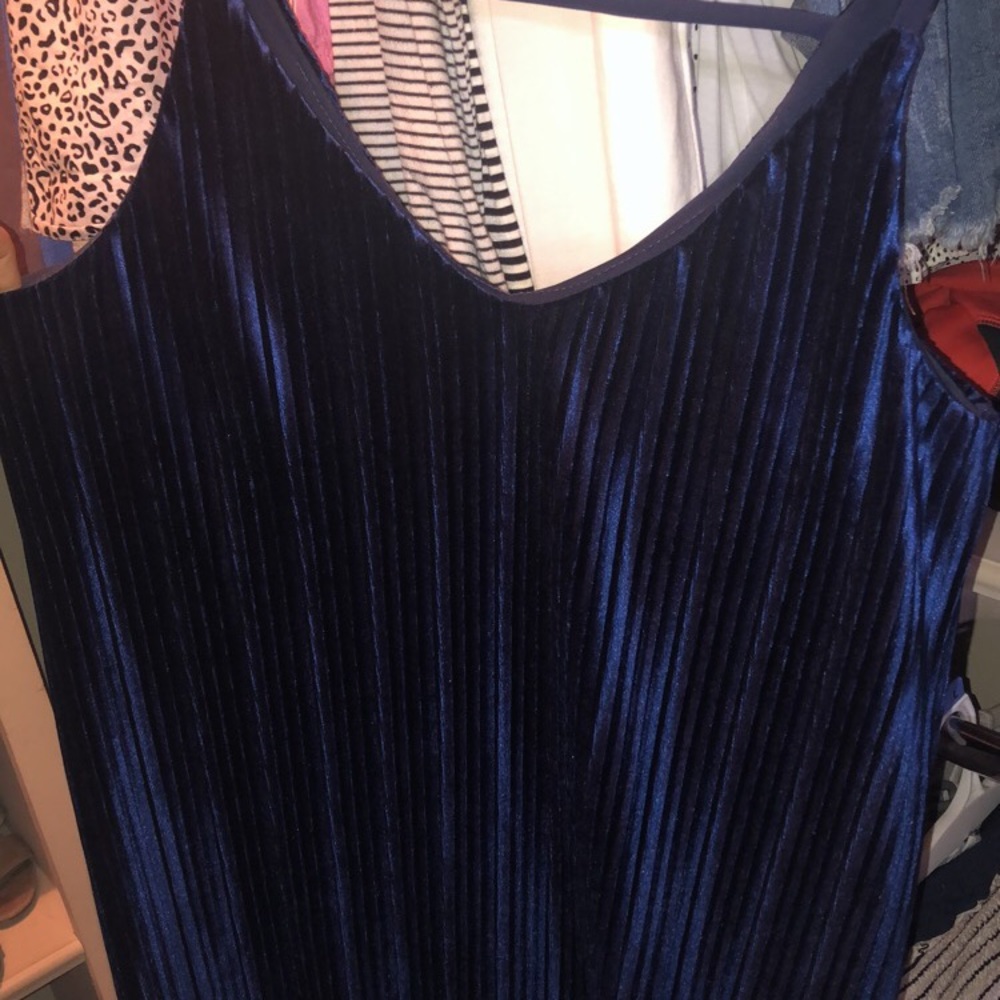 Velvet shift dress